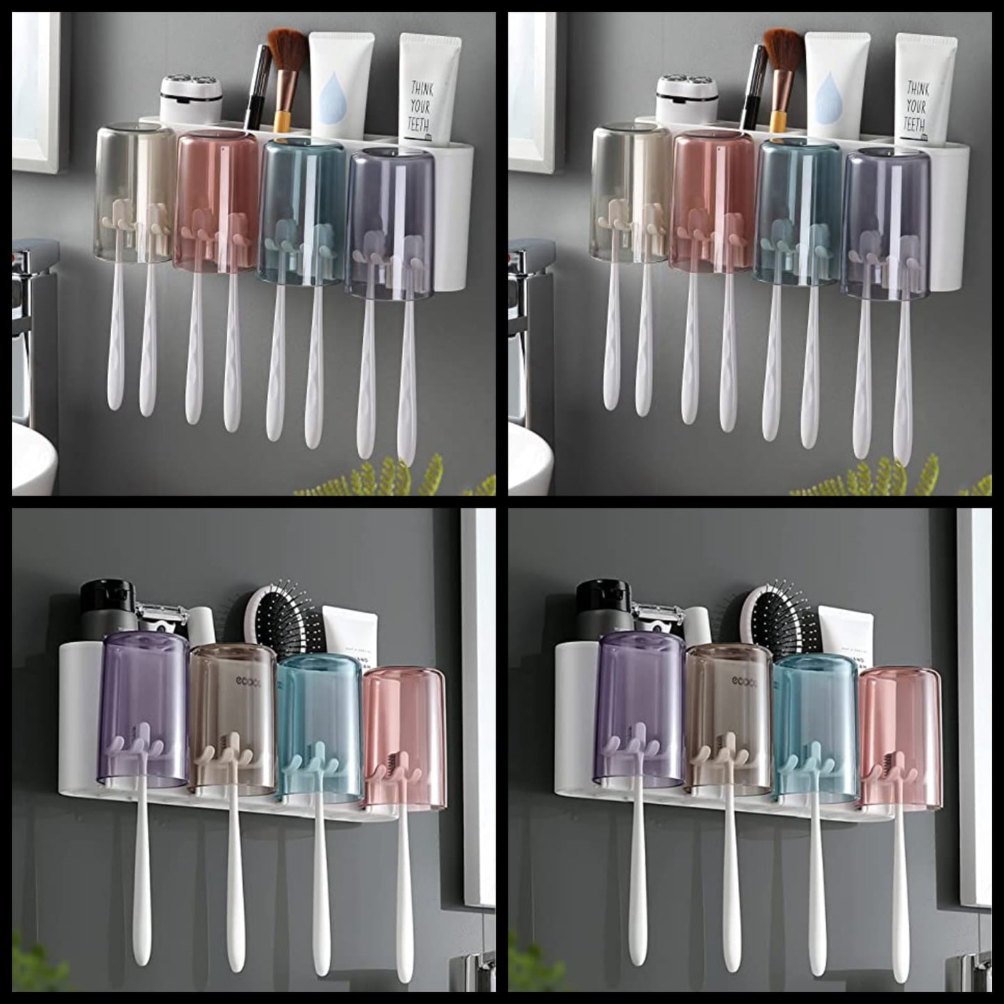 Ensemble de porte-brosse à dents mignon