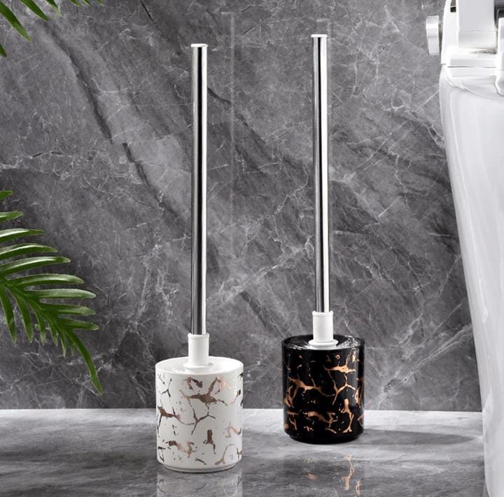 Brosse de toilette en marbre