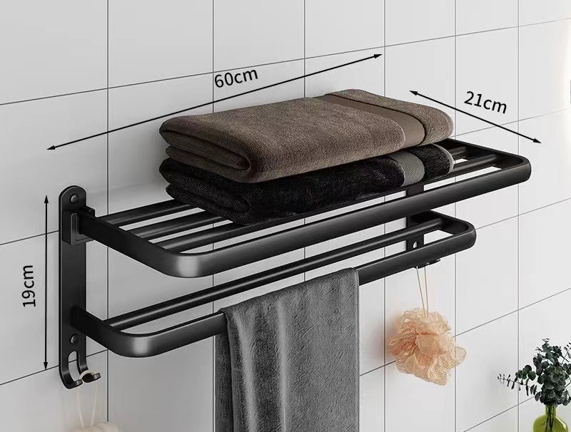 Support de serviette métallique de 60 cm