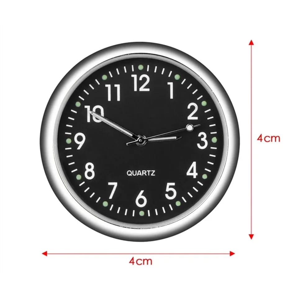 Montre à coller sur le tableau de bord de la voiture