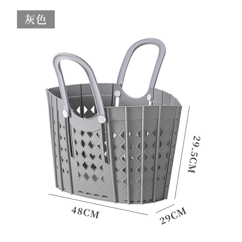 Panier à linge sale pliable portatif en plastique