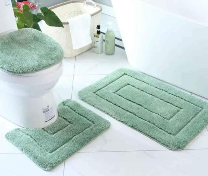 Set de toilette en velours 3 pièces