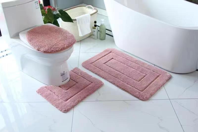 Set de toilette en velours 3 pièces