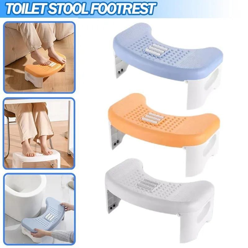 Repose-pieds de toilettes avec roulettes