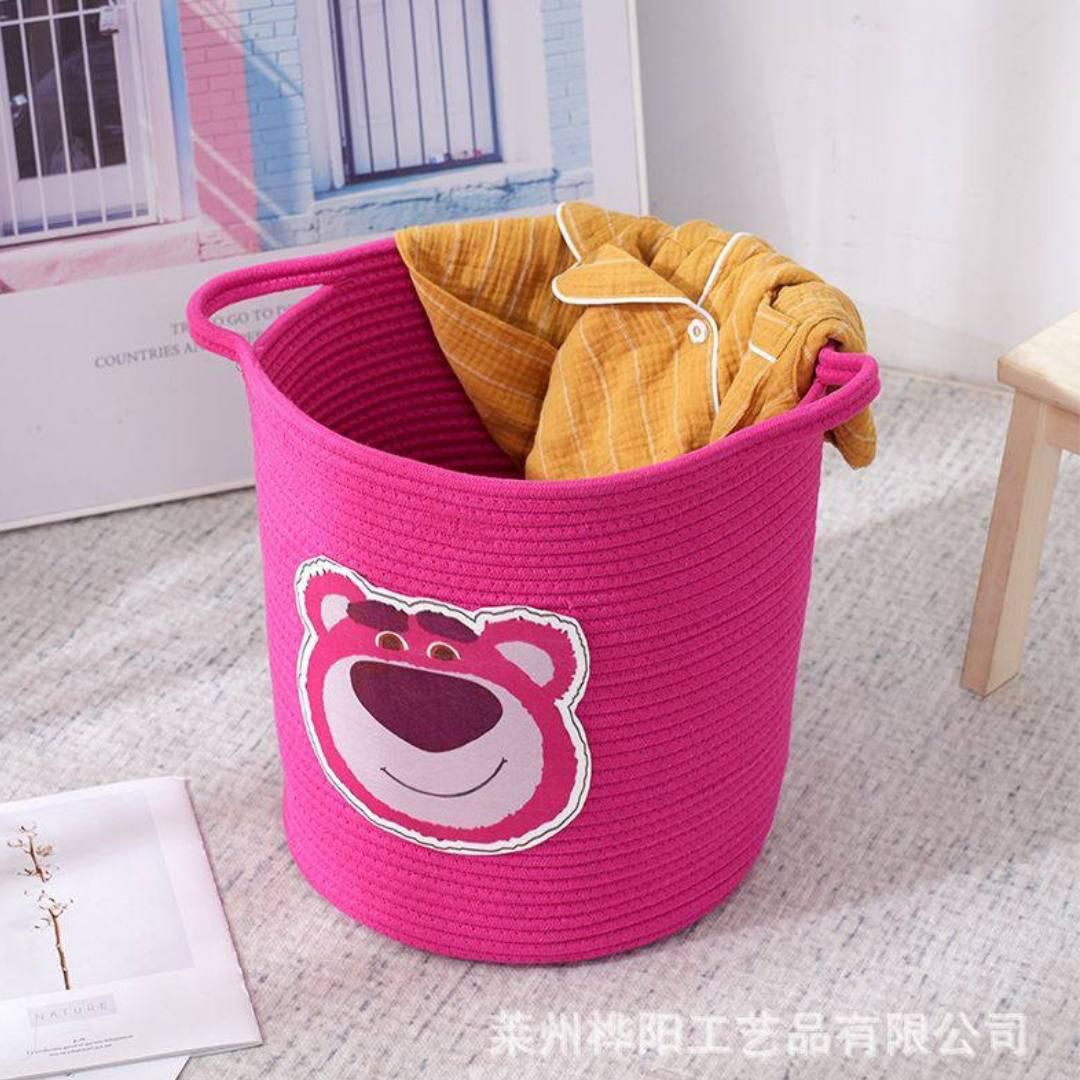 Panier en corde de coton pour enfants