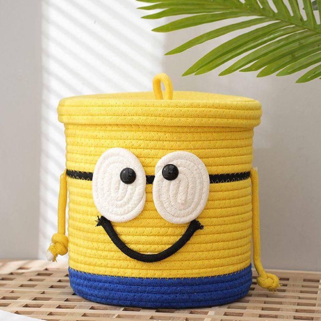 Panier en corde de coton pour enfants