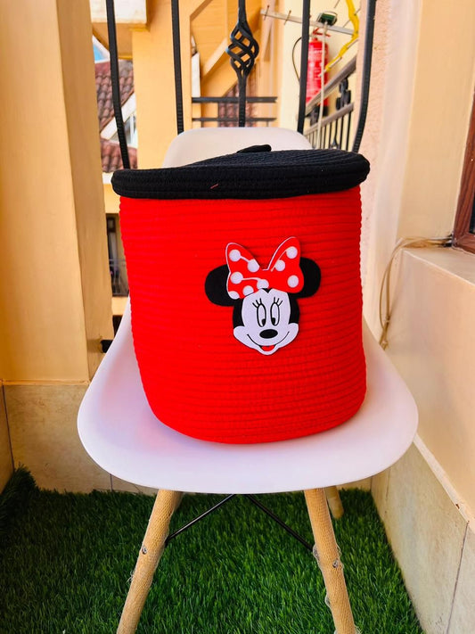 Panier en corde de coton pour enfants
