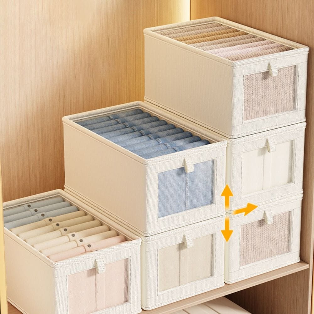Organisateur de vêtements pliable pour garde-robe