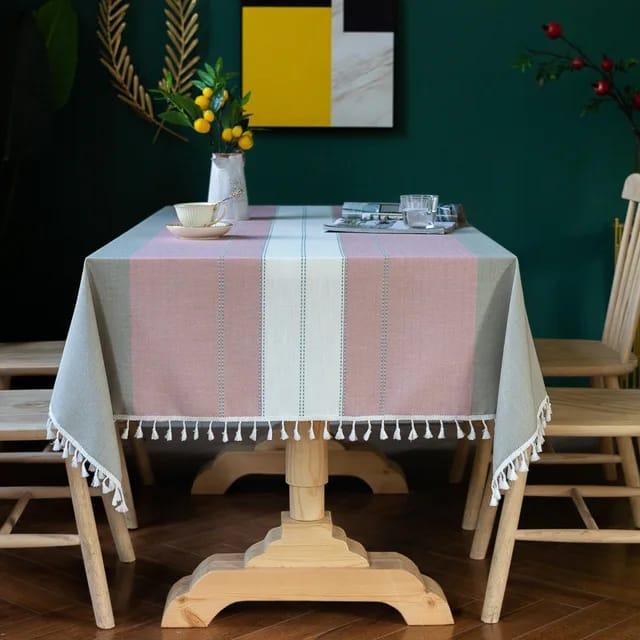 Large nappe en lin
