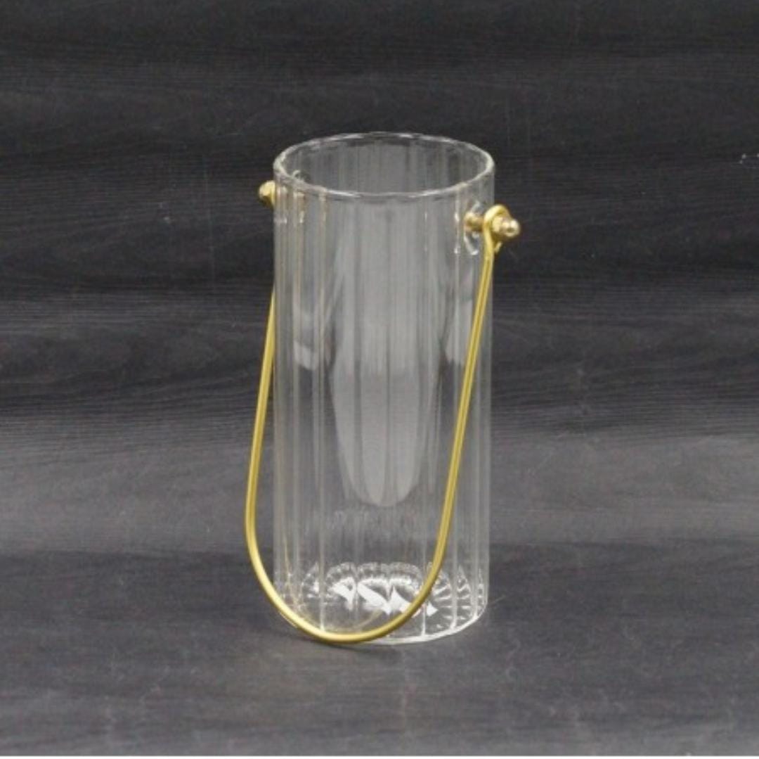 1,5 Litre Seau en verre vase à fleurs