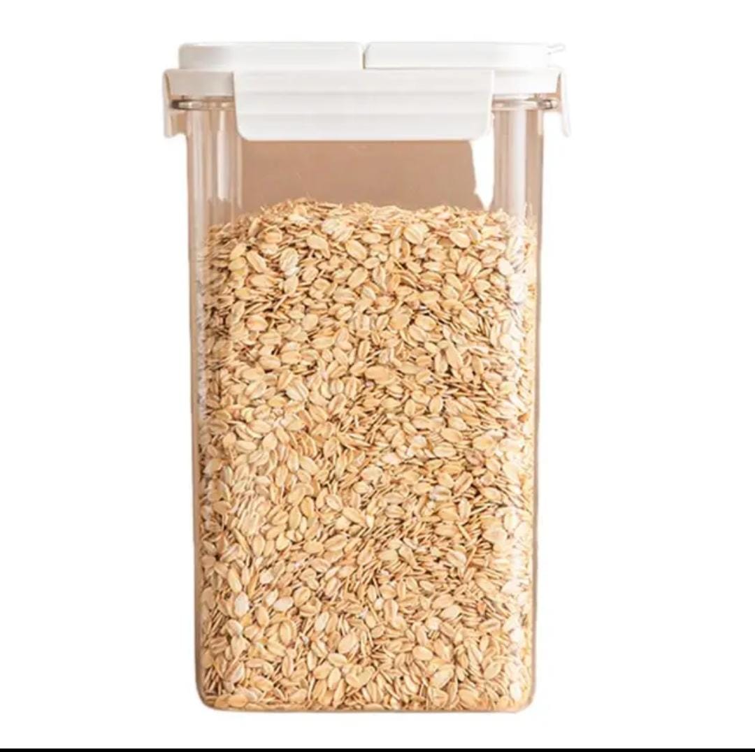 Conteneurs à céréales en acrylique hermétiques empilables de 2300 ml