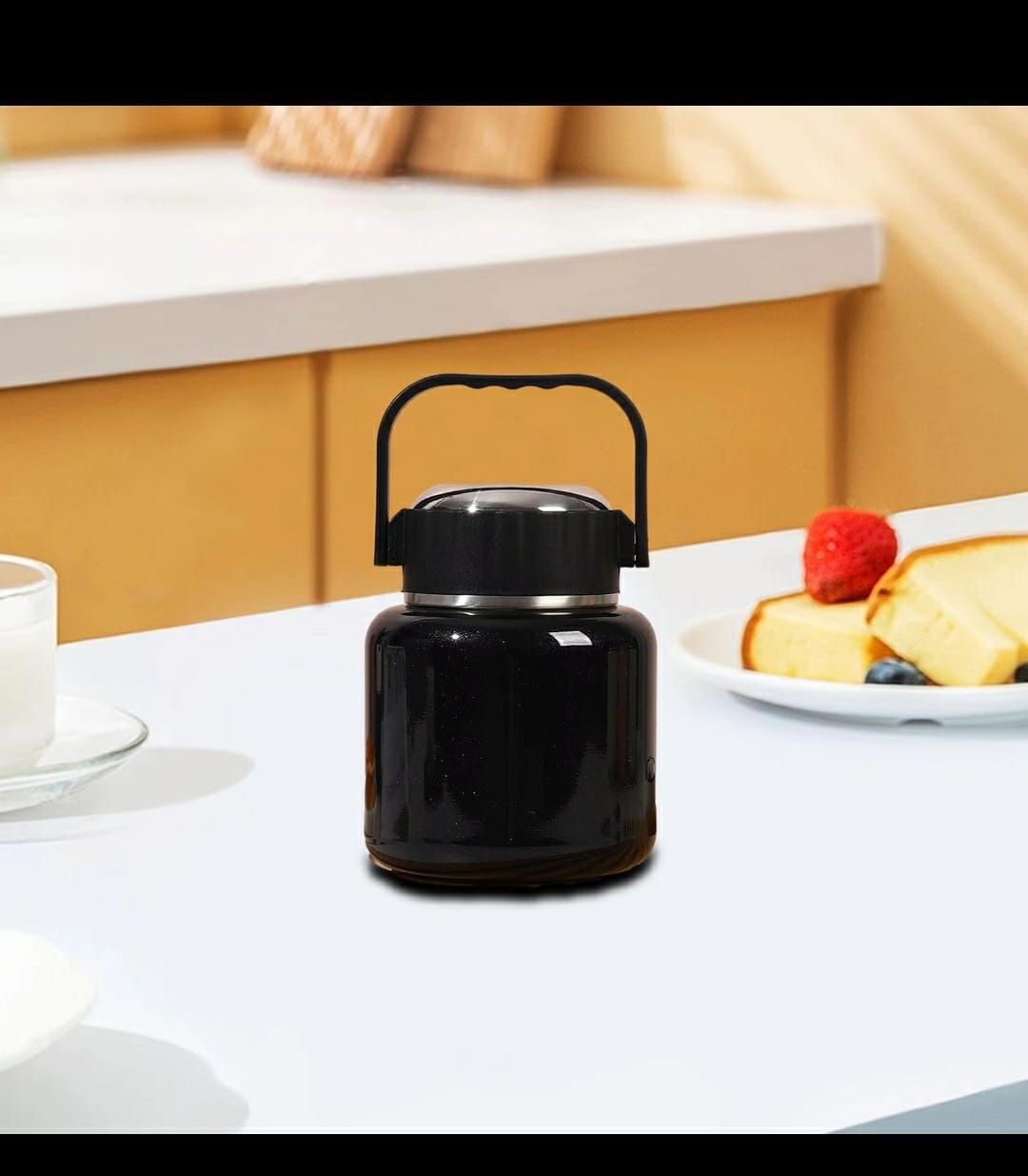 Flasque alimentaire thermique isolée portable