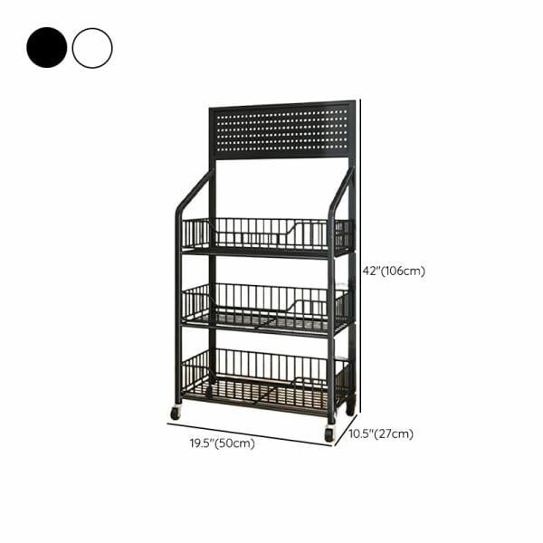 étagère multipurpose robuste à 3 niveaux