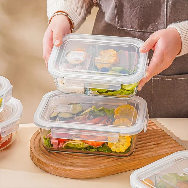 Boîte à lunch en verre borosilicate