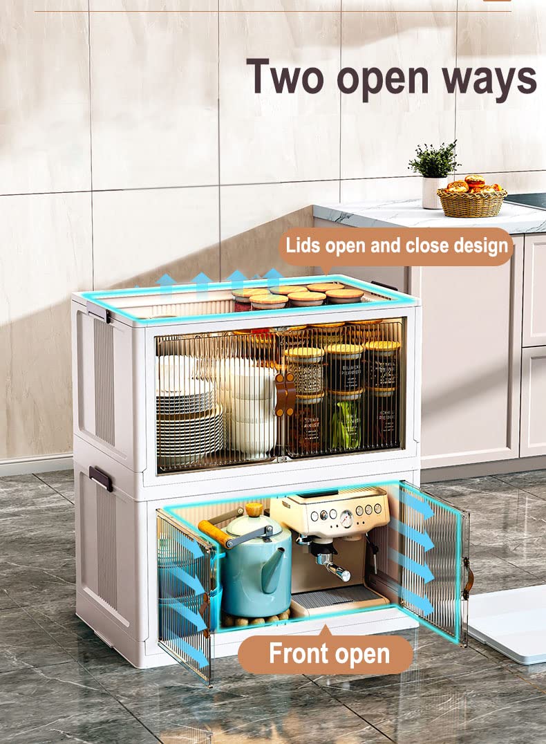 Ensemble de 2 boîtes de rangement pliables