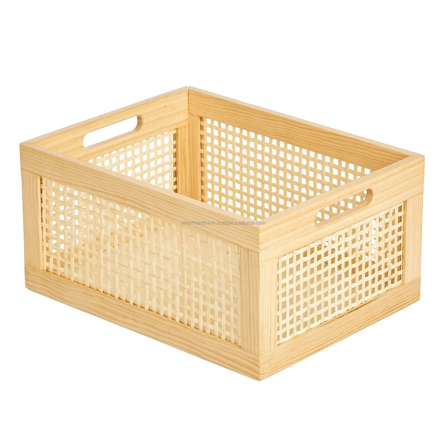 Boîte d'organisateur de garde-manger en bois