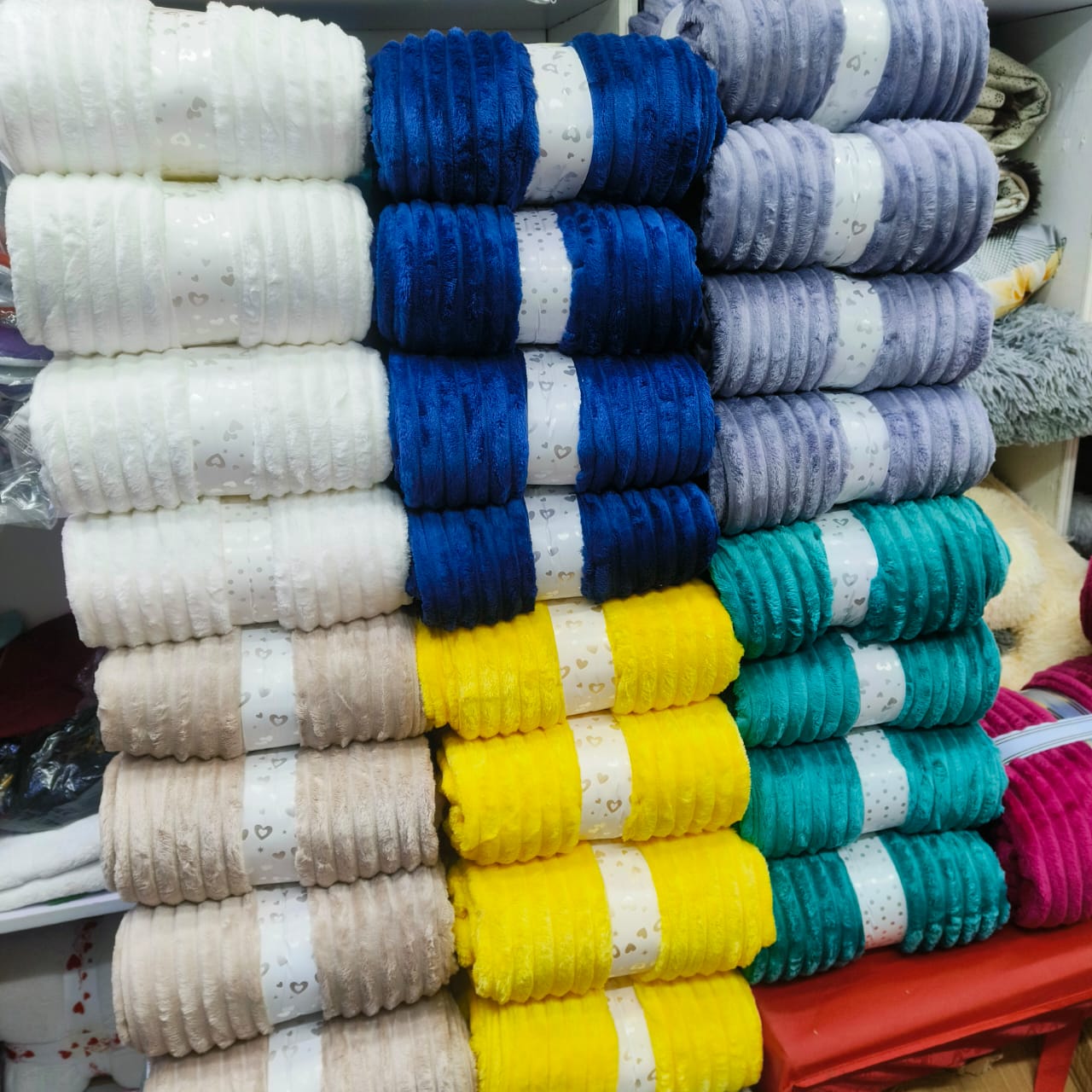 6*6 couvertures en velours polaire