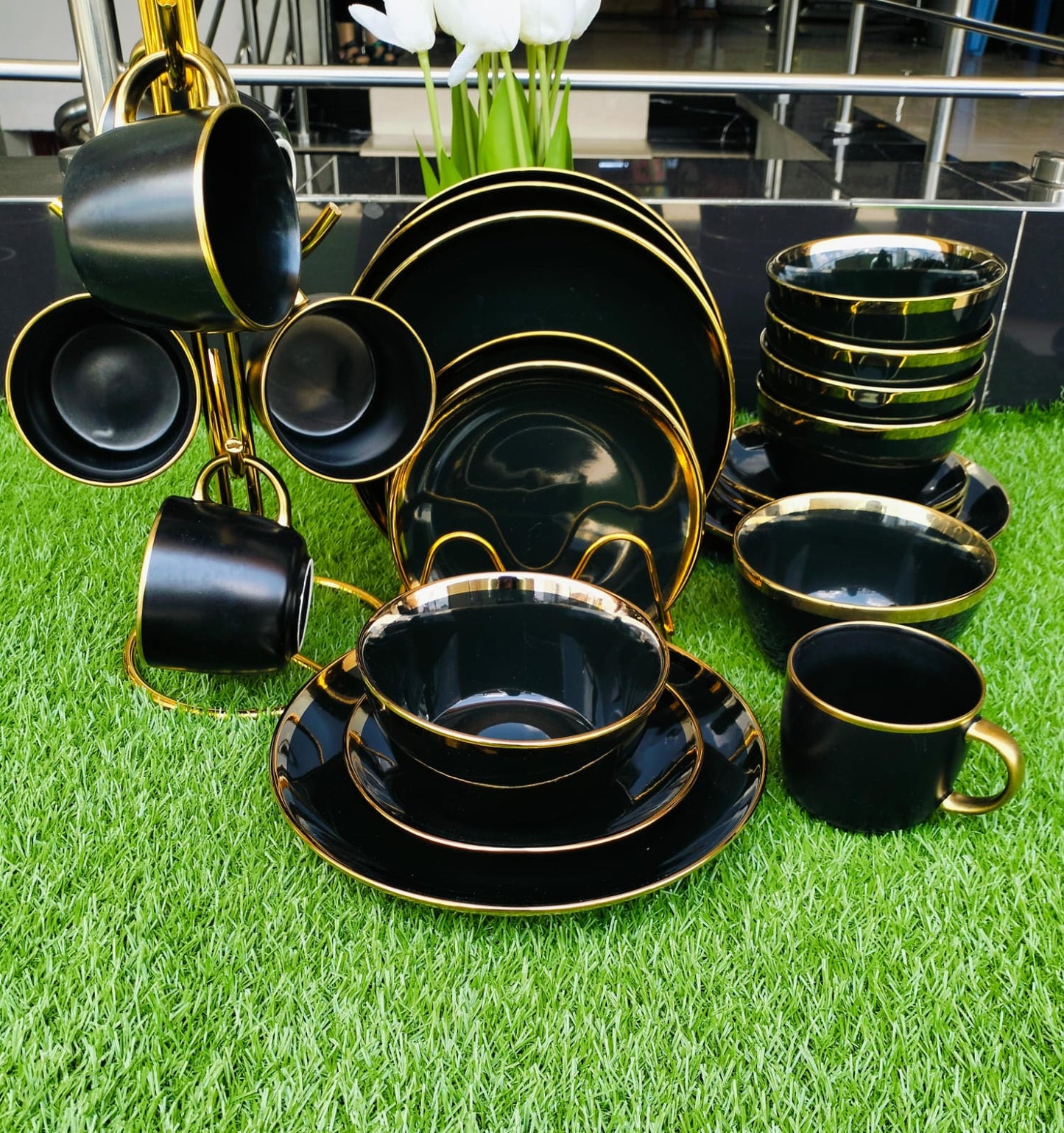 set de dîner de 24 pièces