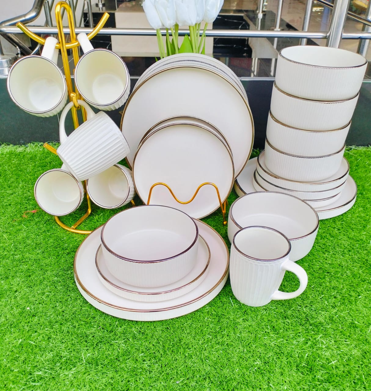 set de dîner de 24 pièces