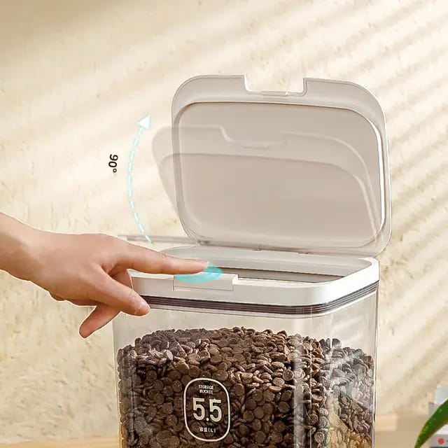 Boîte de rangement automatique hermétique pour céréales/riz