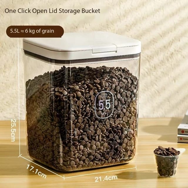 Boîte de rangement automatique hermétique pour céréales/riz