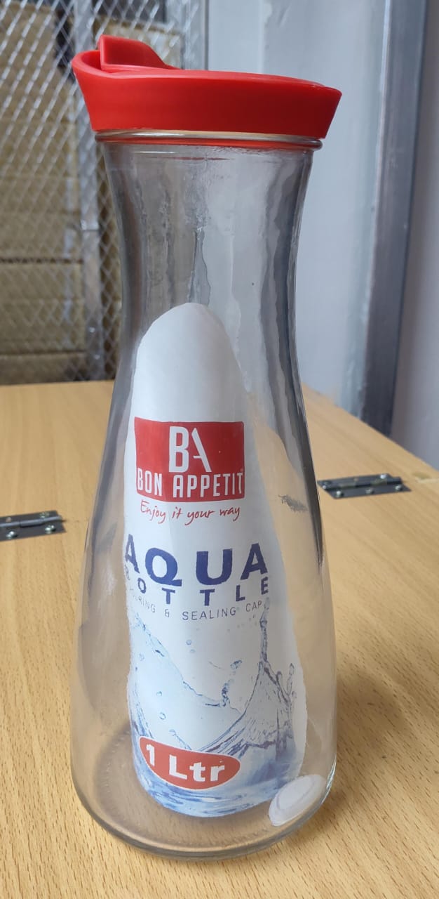 Bouteille en verre carafe bouteille d'eau bouteille de lait
