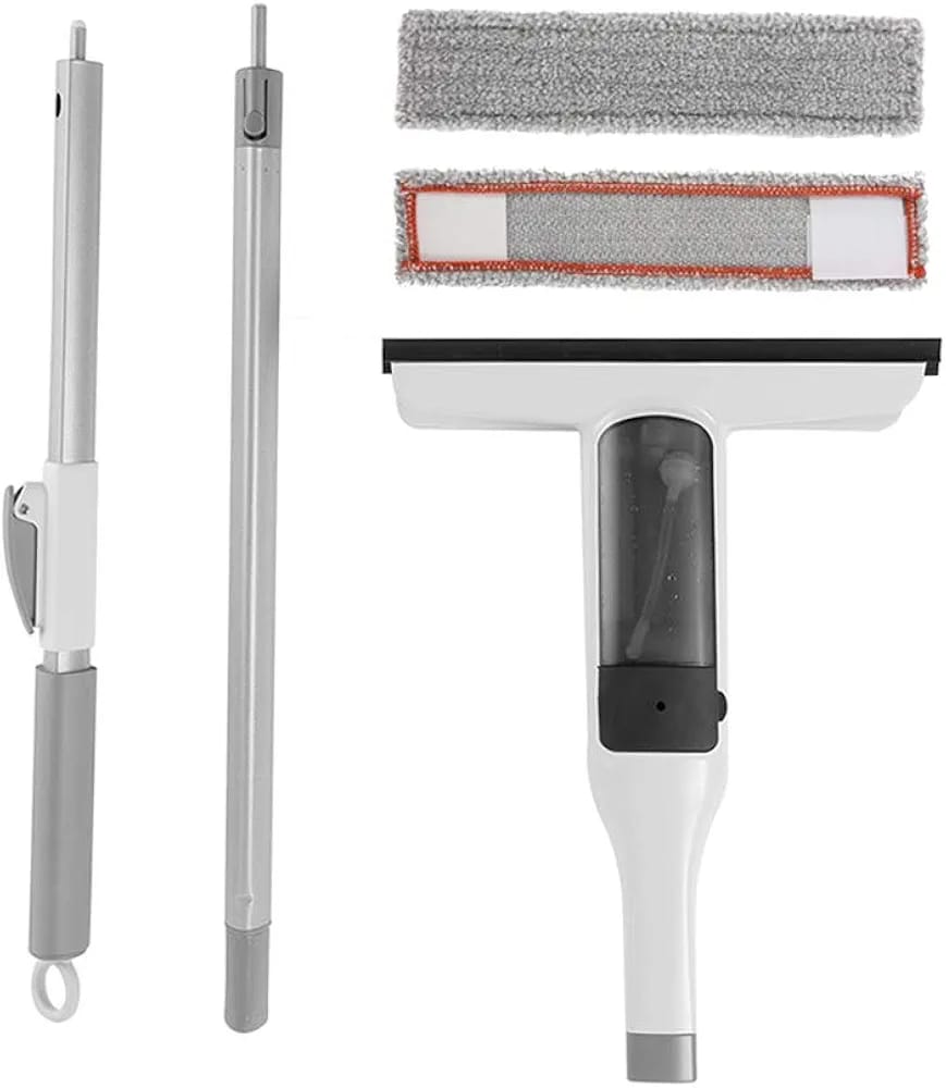 Nettoyant de vitres avec vaporisateur et raclette