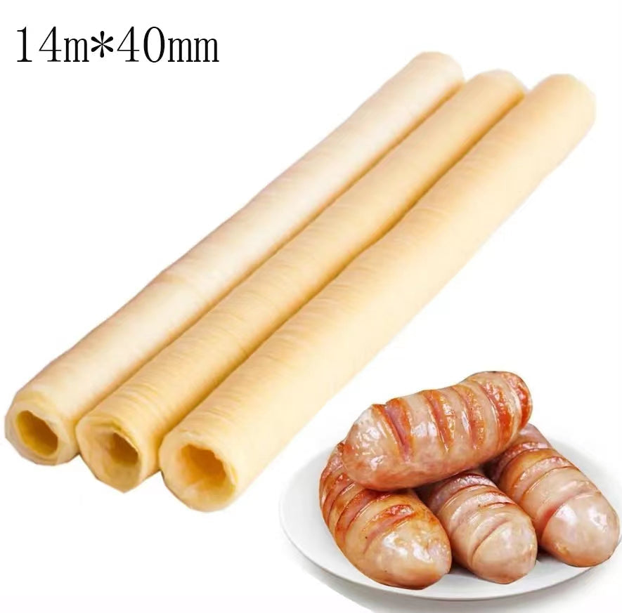 Enveloppe de saucisse peau de mutura enrobage de saucisse comestible collagène de saucisse