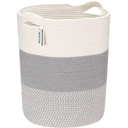 Panier en corde de coton NoirNov