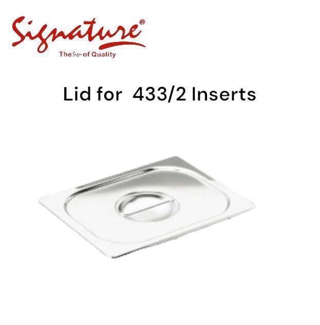 2Pc Double plat de service alimentaire insert
