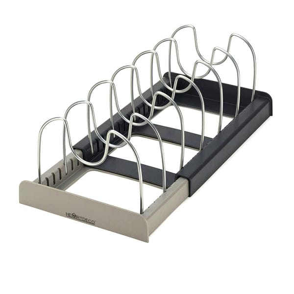 Organisateur de couvercles de casseroles rétractable