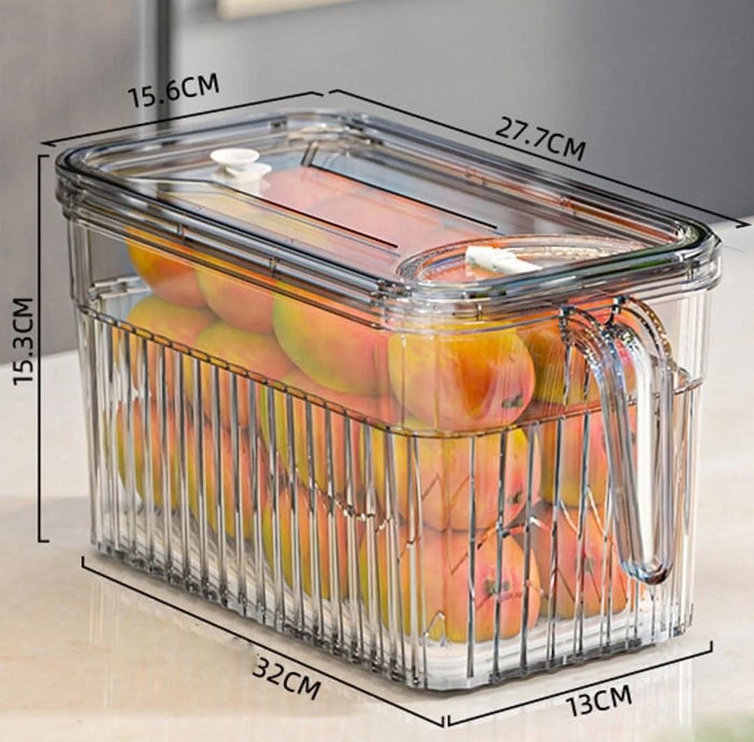 3 Litres Récipients en acrylique pour réfrigérateur