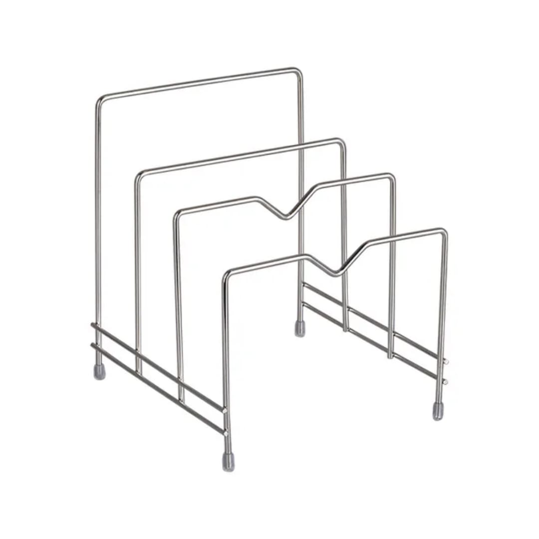 3 fentes larges support de couvercle en acier inoxydable pour comptoir