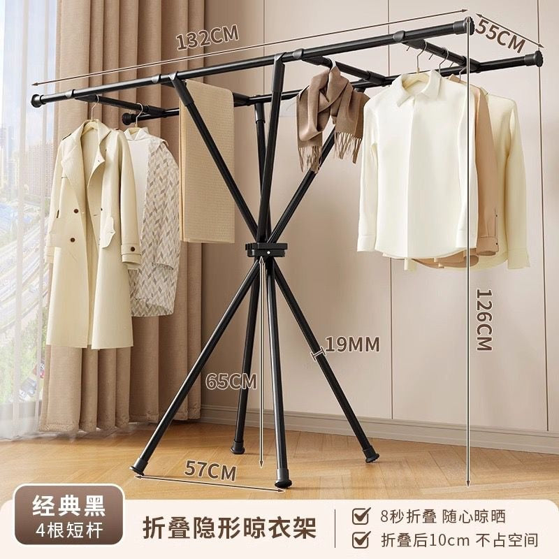 Séchoir à linge pliable pour extérieur