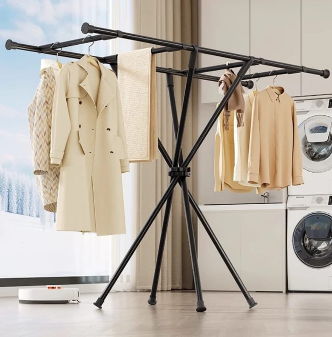 Séchoir à linge pliable pour extérieur