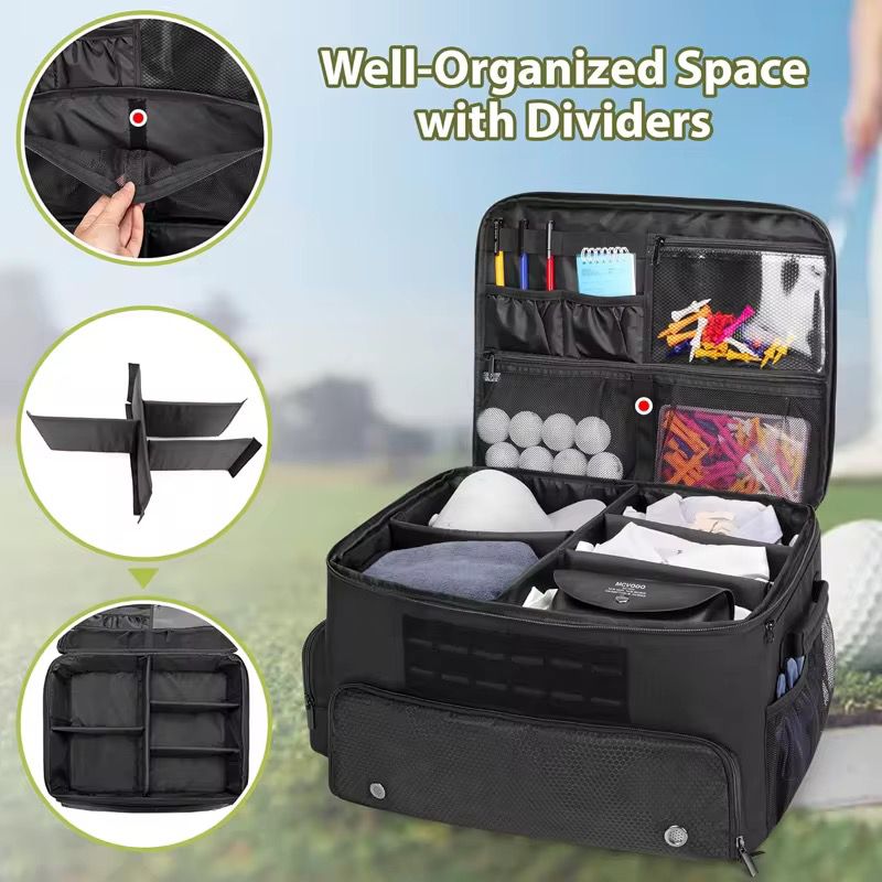 Organisateur de coffre de voiture de golf