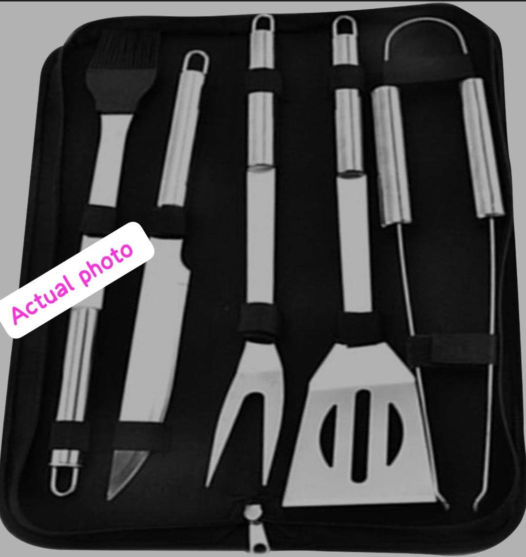 Set d'outils de barbecue 5Pc avec un sac