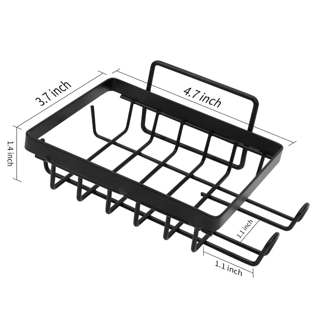 Support de savon métallique à fixer au mur