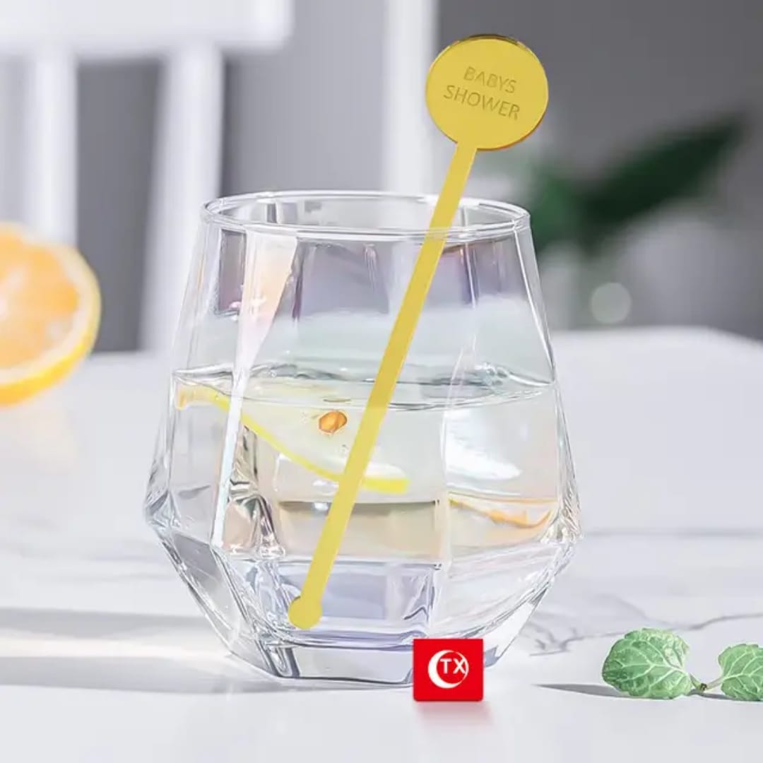 6pc Verres à boissons hexagonaux