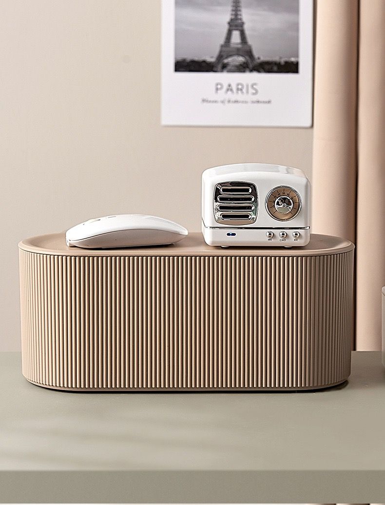 Boîte de rangement pour câbles noire