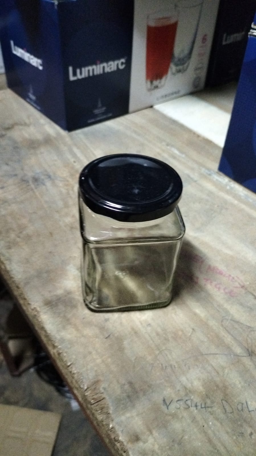 6pcs Bouteilles à épices en verre