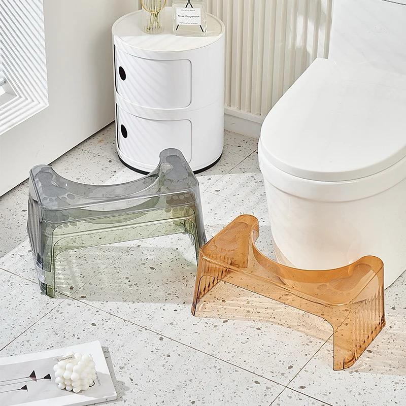 Tabouret de toilette en acrylique -