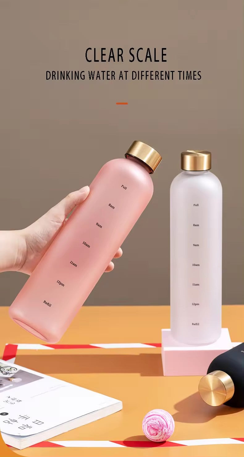 Bouteille d'eau givrée