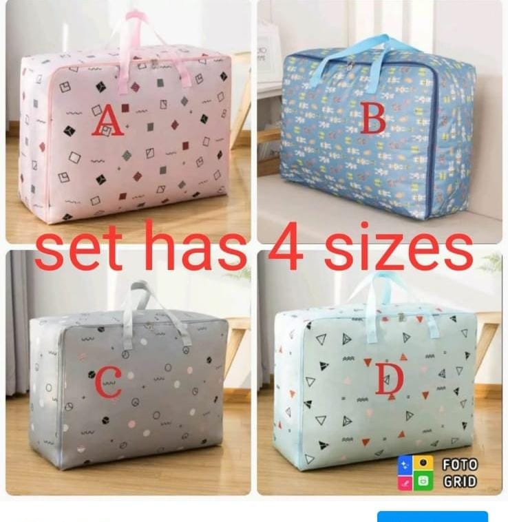 Boîtes de rangement pour duvet