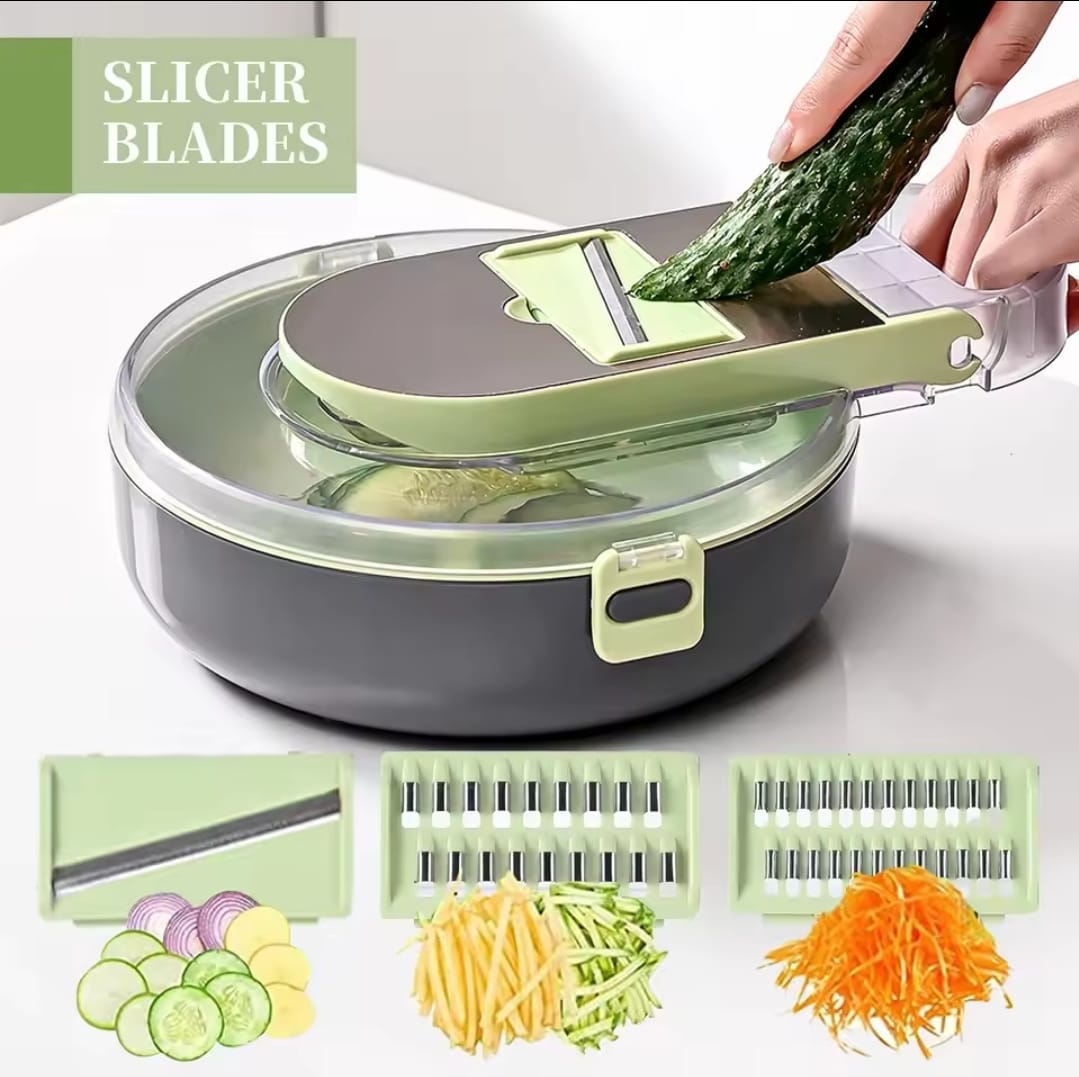 9pcs Coupe-légumes/Coupe-multi-fonctionnel