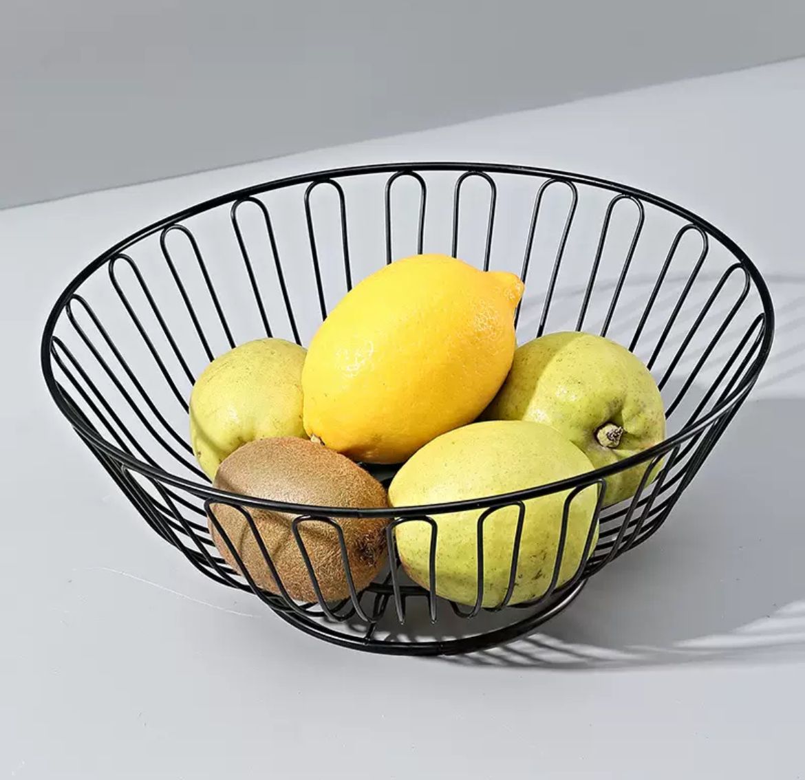 Panier à fruits en métal rond