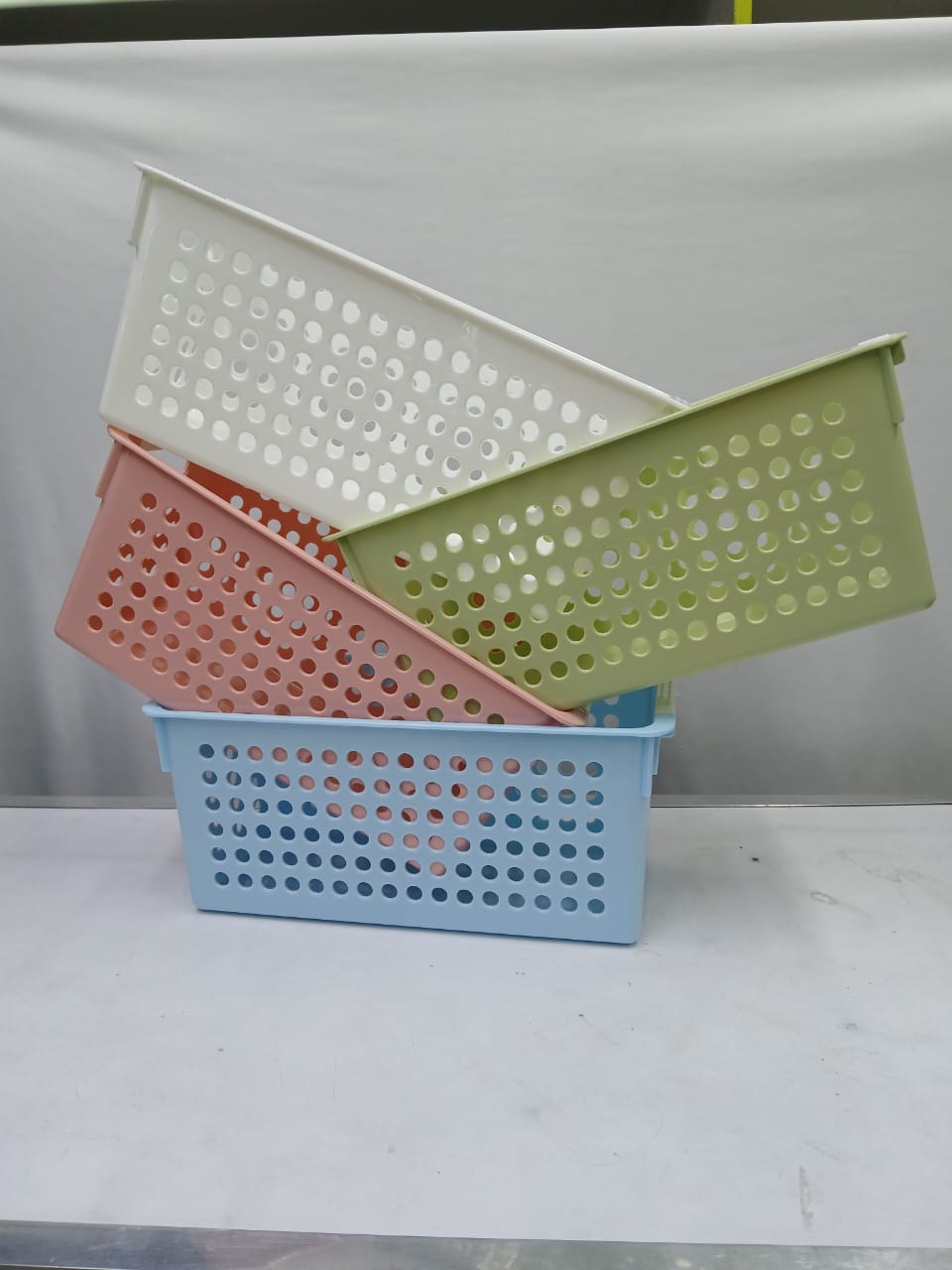 4Pc Panier de rangement multi-usages