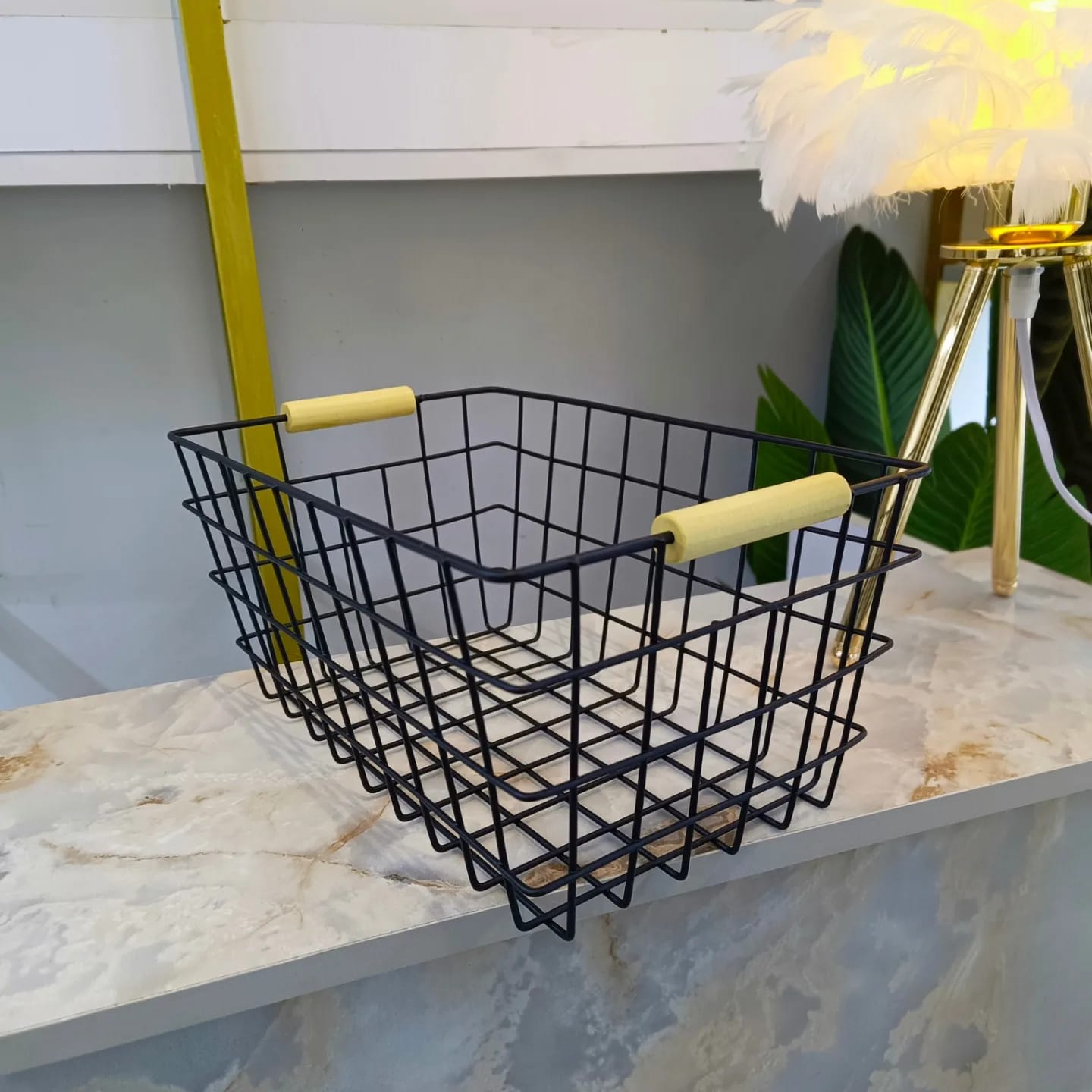 Panier de rangement en fil métallique