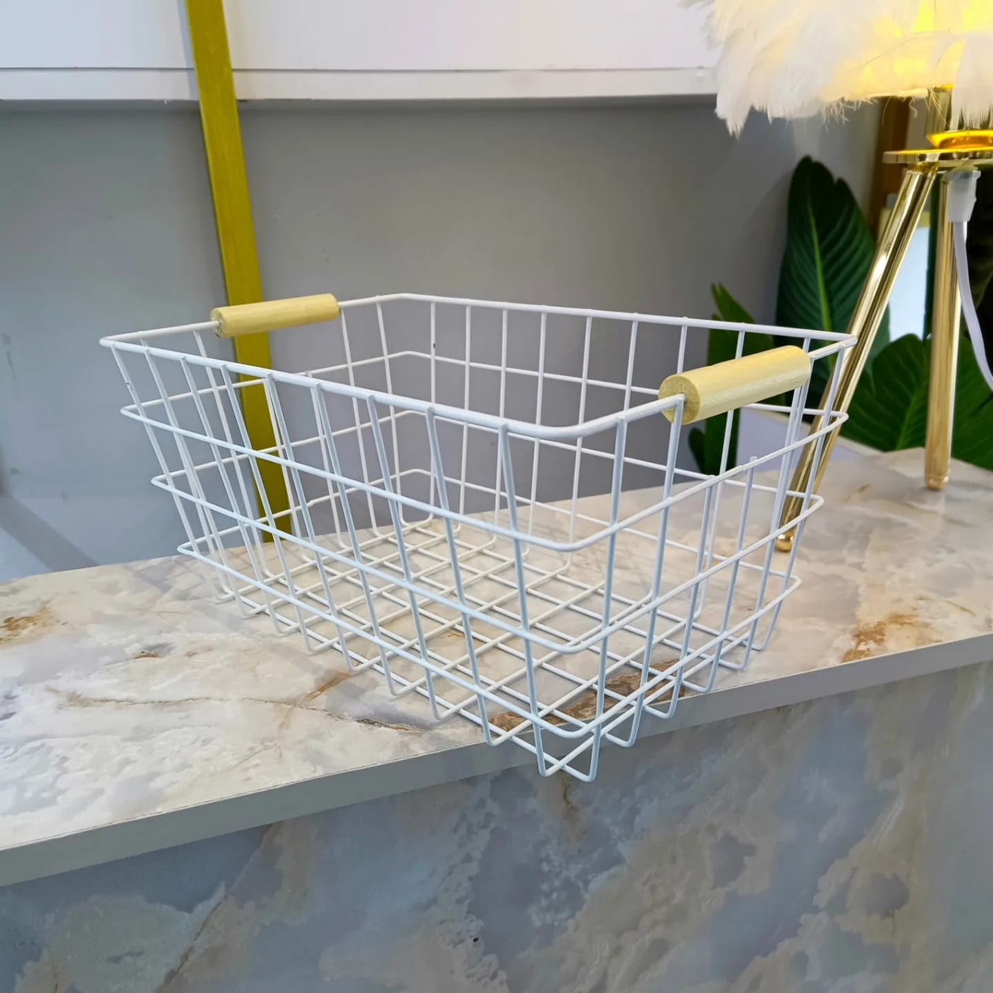 Panier de rangement en fil métallique