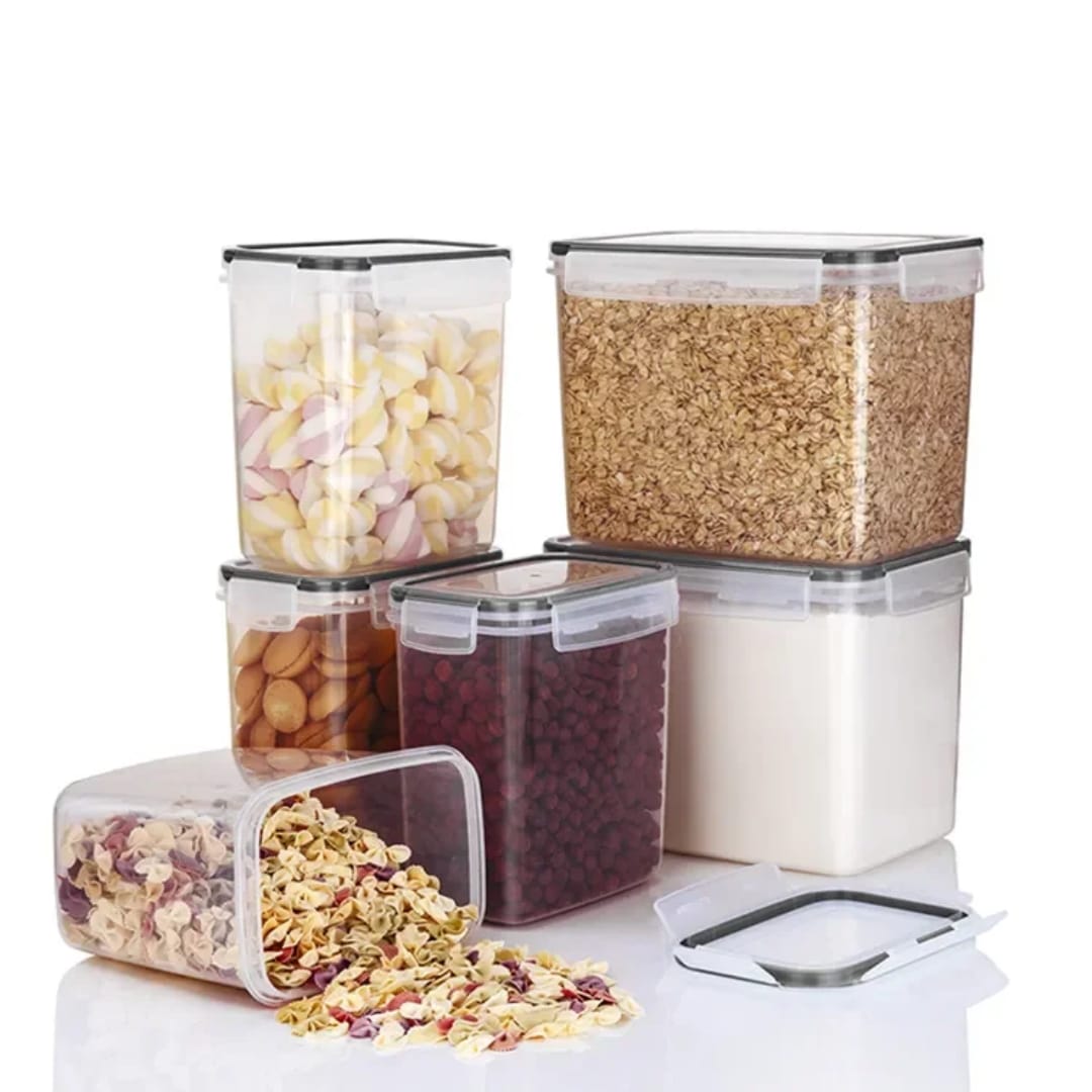 6pcs Conteneurs de rangement alimentaires hermétiques